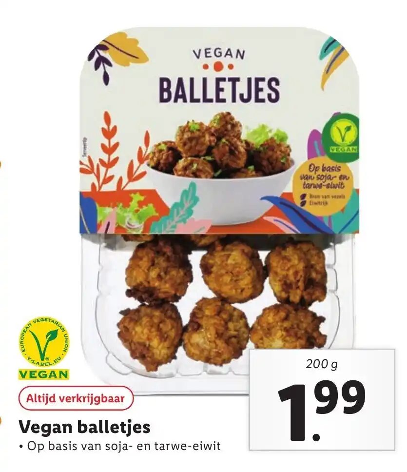 Vegan Balletjes Aanbieding Bij Lidl