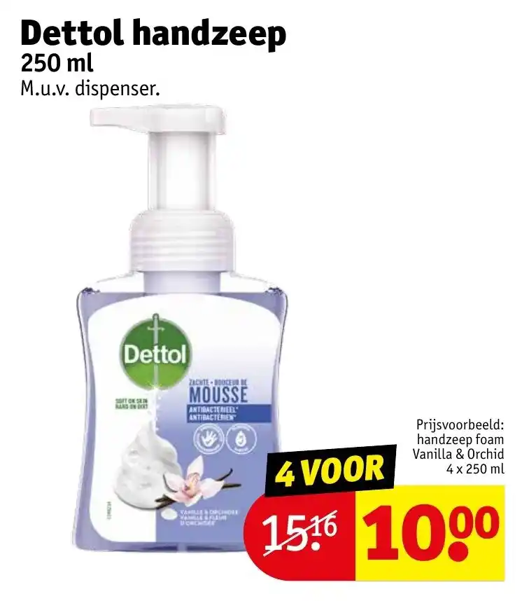 Dettol Handzeep 250 Ml Aanbieding Bij Kruidvat