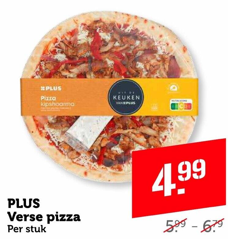 Plus Verse Pizza Aanbieding Bij Coop