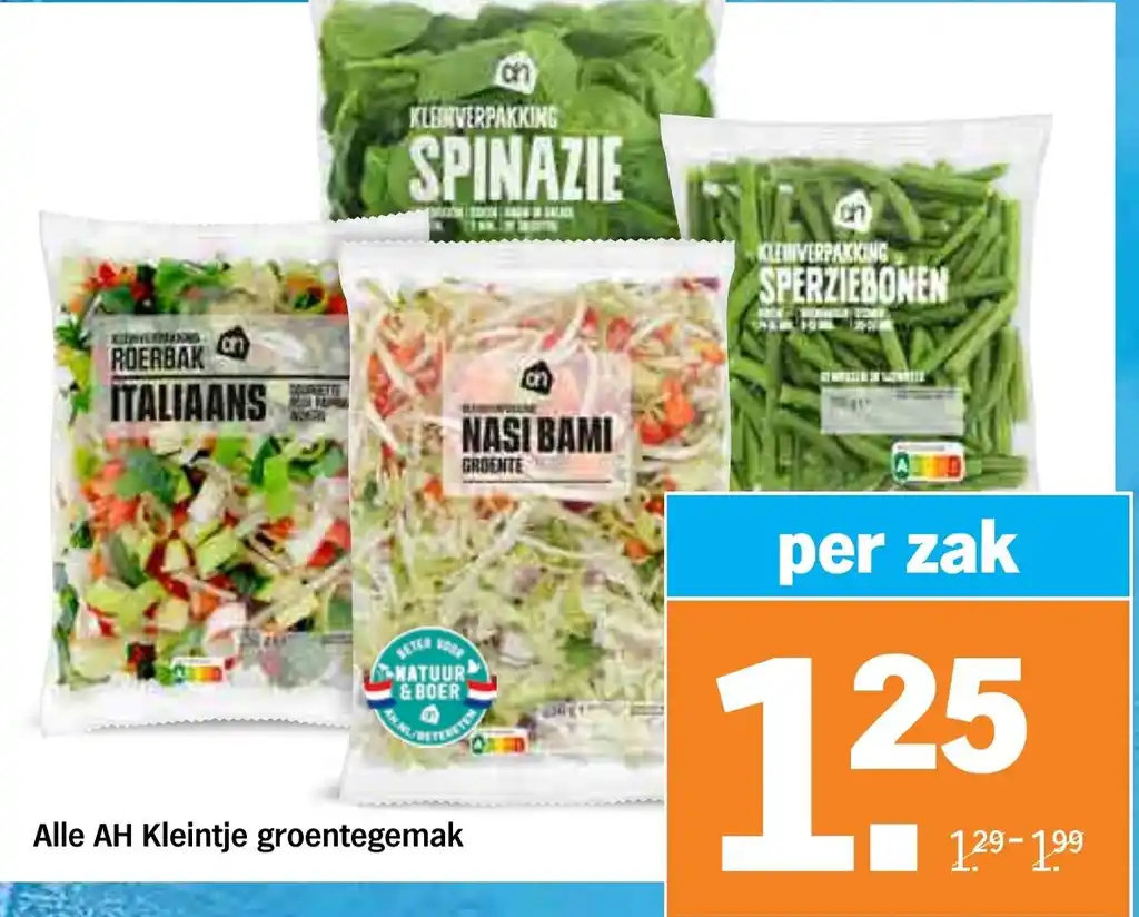 Alle AH Kleintje Groentegemak Aanbieding Bij Albert Heijn