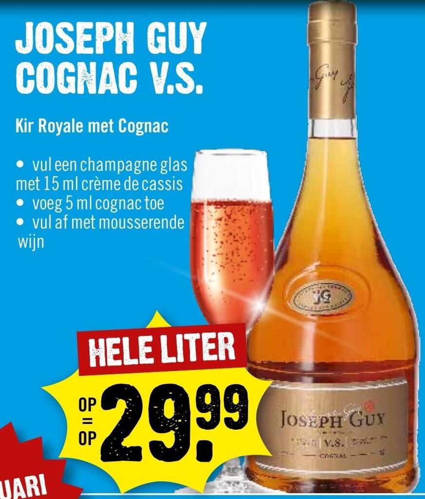 JOSEPH GUY COGNAC V S Aanbieding Bij Dirck 3