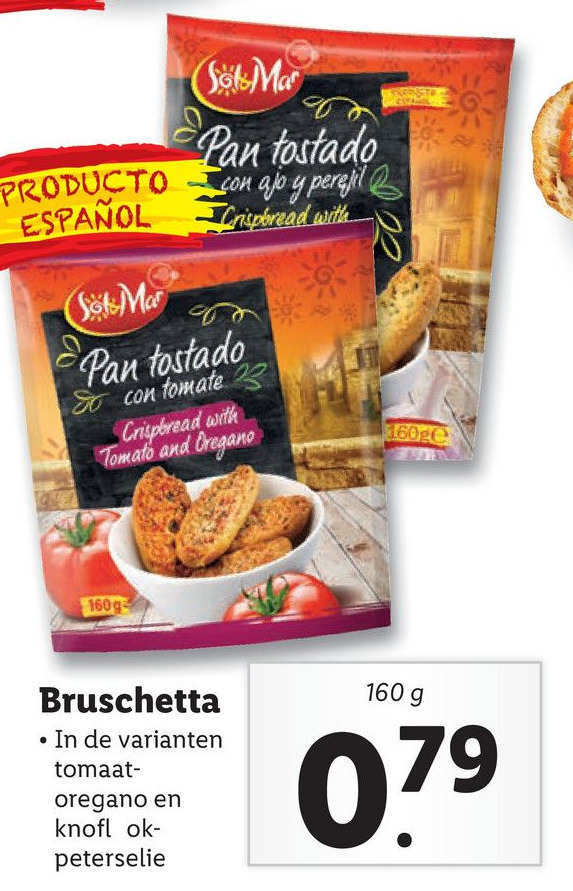 Bruschetta Aanbieding Bij Lidl