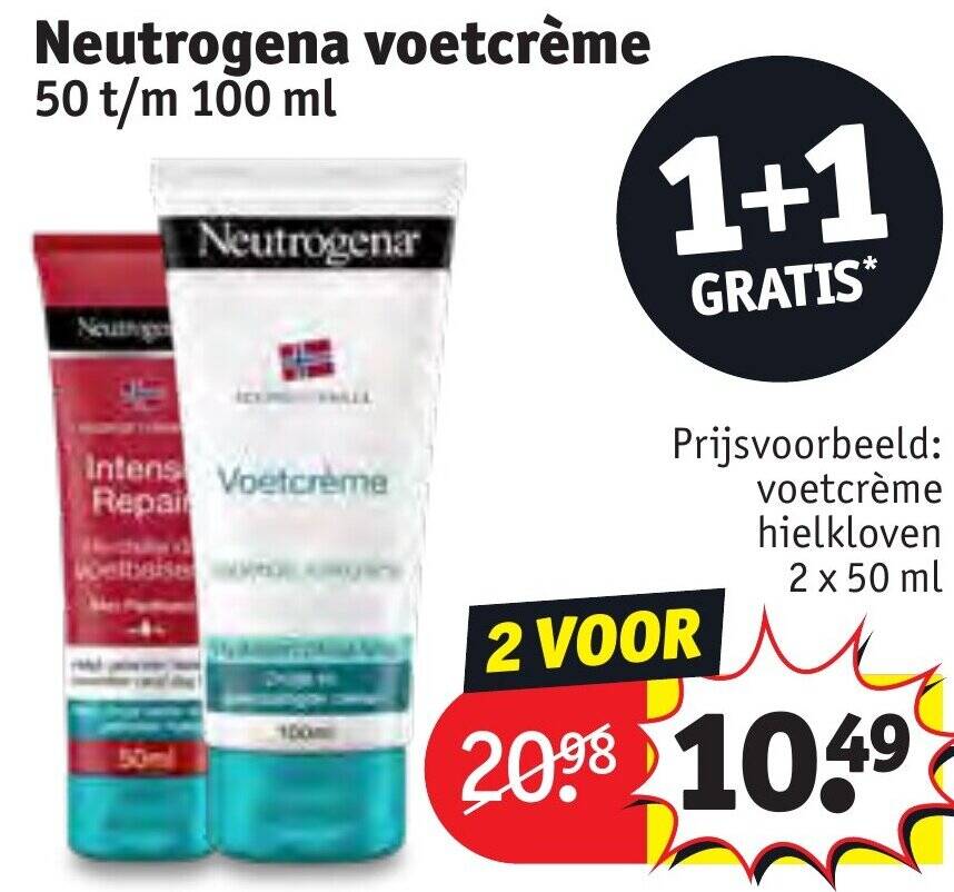 Neutrogena Voetcr Me T M Ml Aanbieding Bij Kruidvat