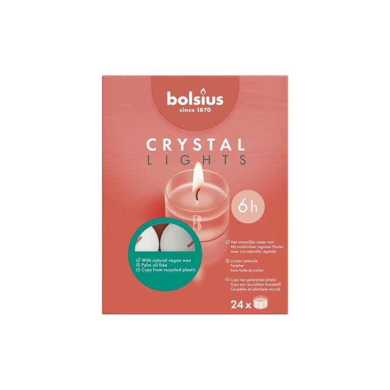 Bolsius Crystal Lights 6u Waxinelichtjes Aanbieding Bij Welkoop