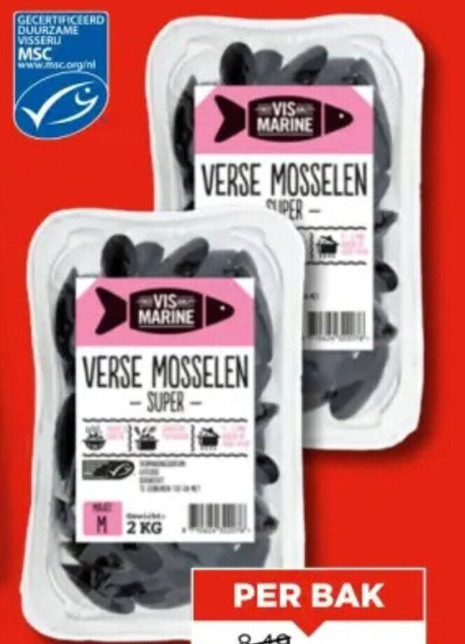 Mosselen Per Bak Aanbieding Bij Vomar Voordeelmarkt