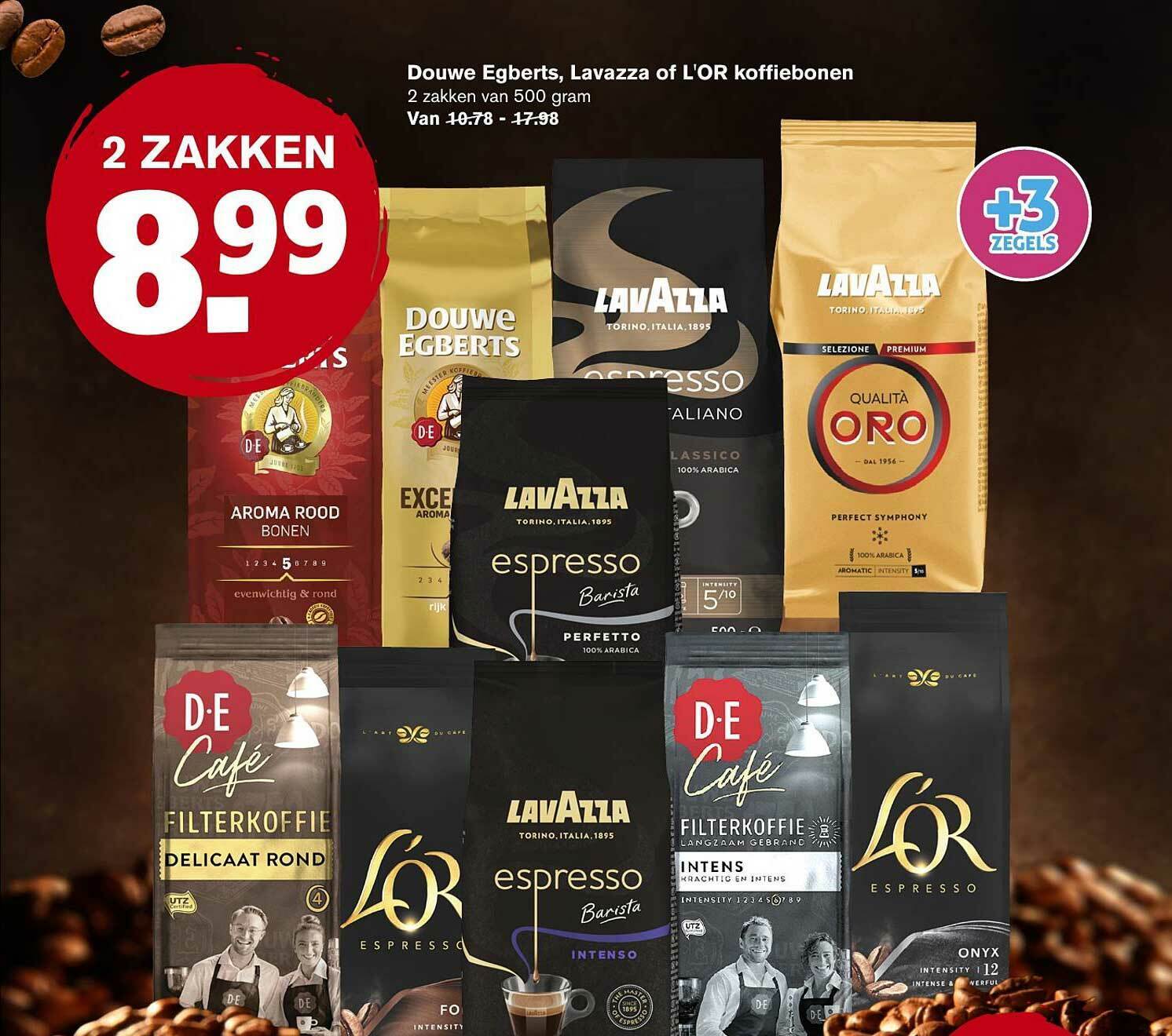 Douwe Egberts Lavazza Of L Or Koffiebonen Gram Aanbieding Bij