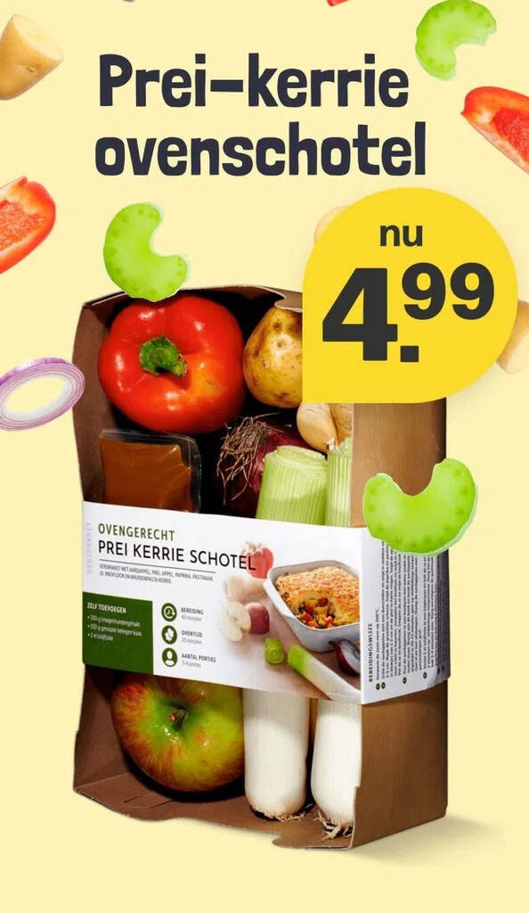 Prei Kerrie Ovenschotel Verspakket Aanbieding Bij Picnic