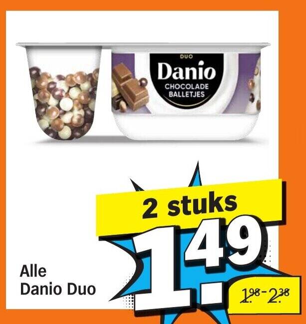 Alle Danio Duo Stuks Aanbieding Bij Albert Heijn