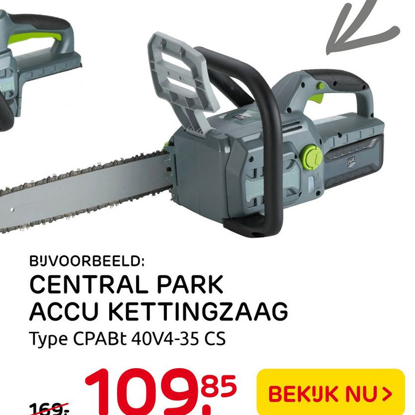 Central Park Accu Kettingz Aag Aanbieding Bij Praxis Tuincentrum