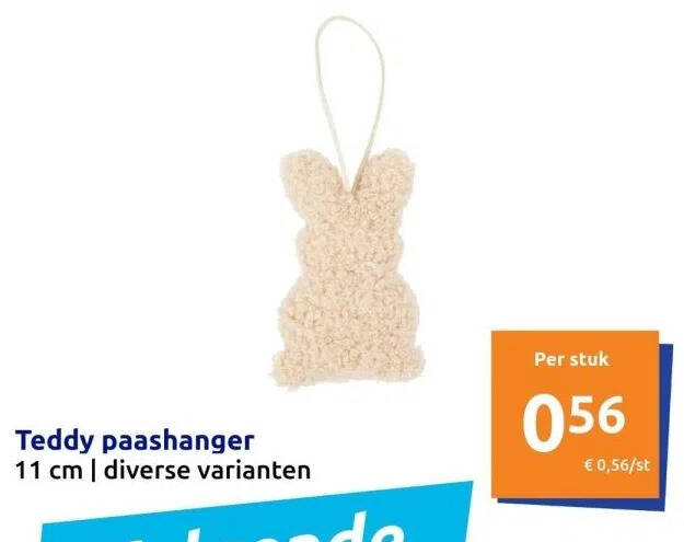 Teddy Paashanger Aanbieding Bij Action