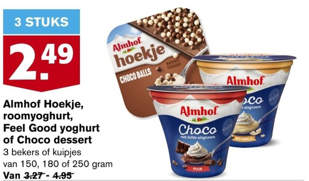 Almhof Hoekje Roomyoghurt Feel Good Yoghurt Of Choco Dessert