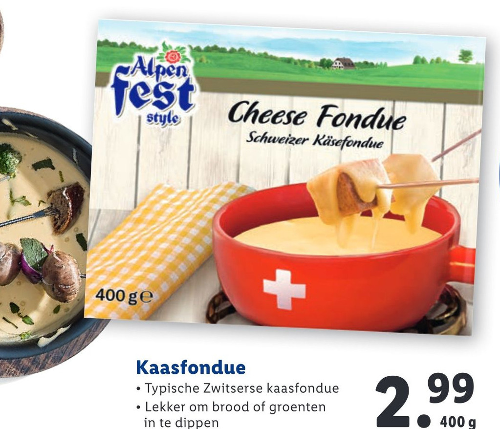 Kaasfondue G Aanbieding Bij Lidl