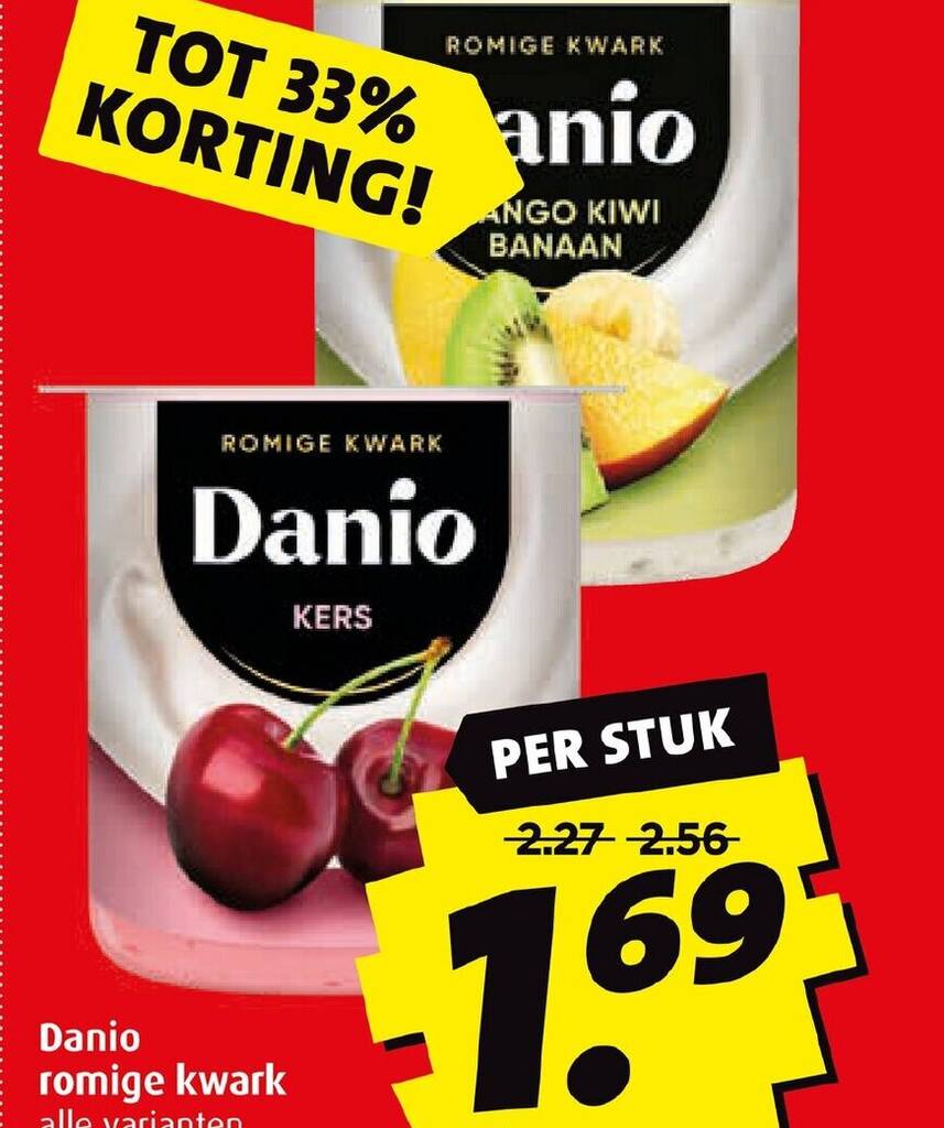 Danio Romige Kwark Gram Aanbieding Bij Boni