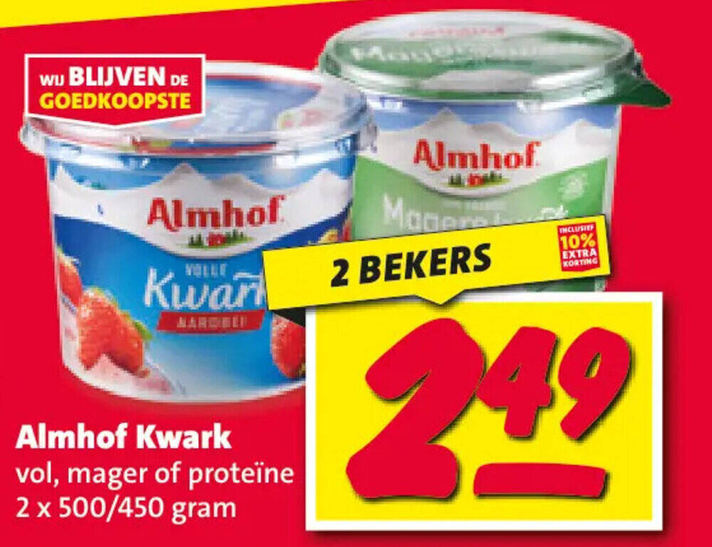 Almhof Kwark X Gram Aanbieding Bij Nettorama