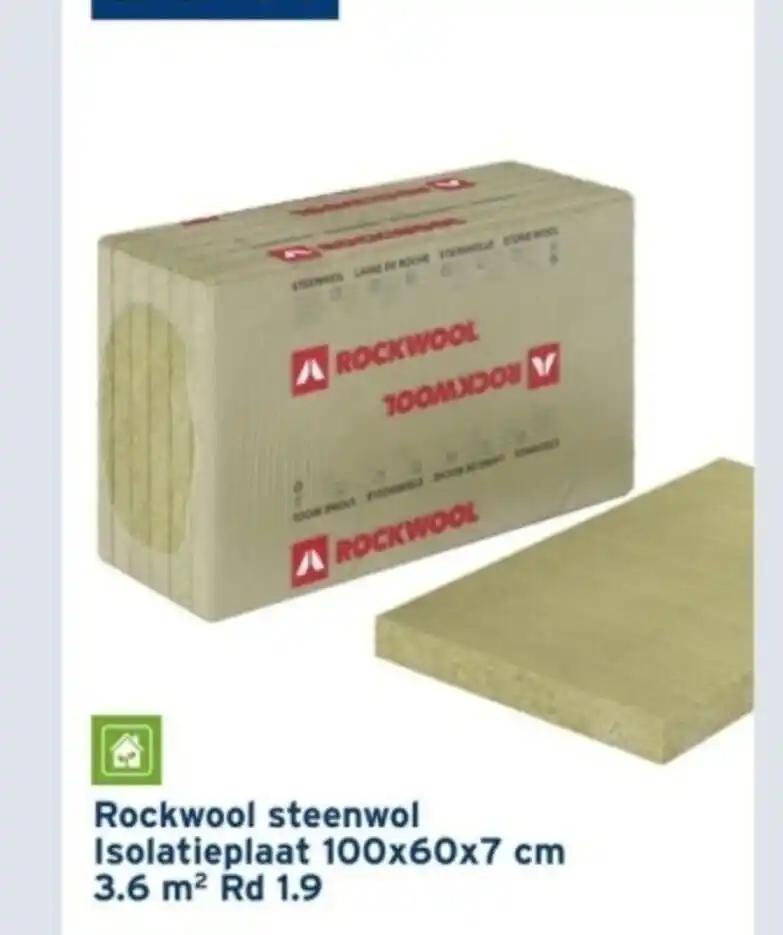 Rockwool Steenwol Isolatieplaat X X Cm Aanbieding Bij Gamma