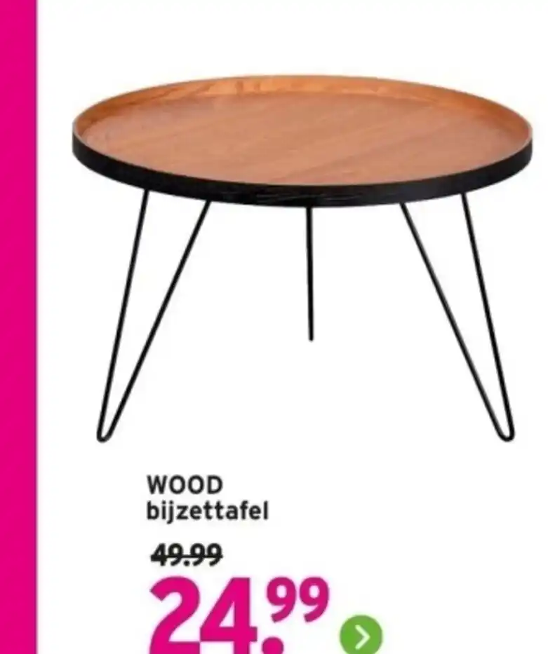 Wood Bijzettafel Aanbieding Bij GAMMA