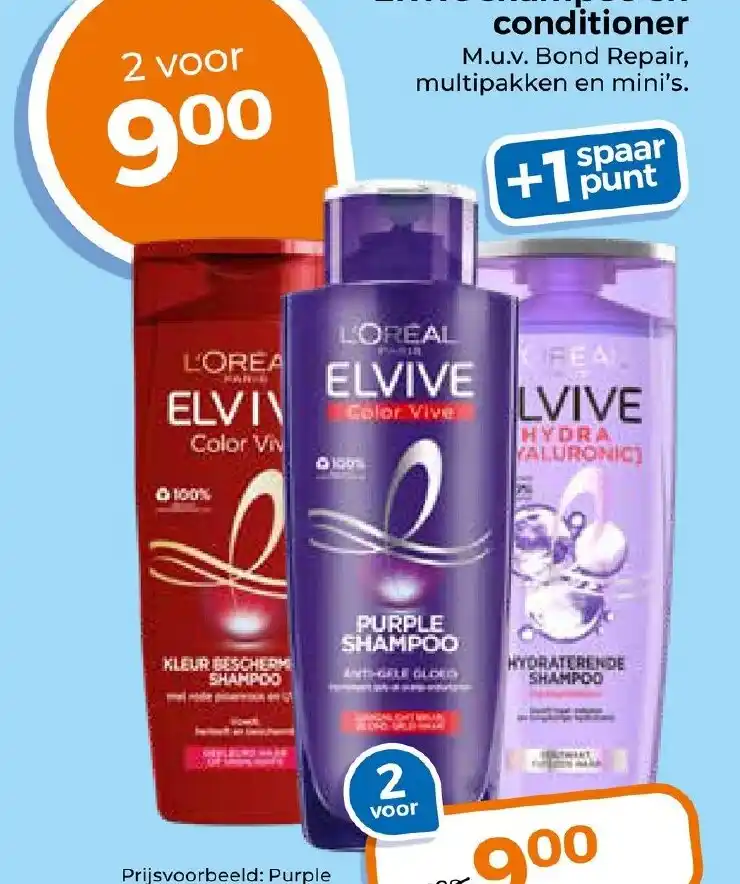 Elvive Shampoo En Conditioner Aanbieding Bij Trekpleister