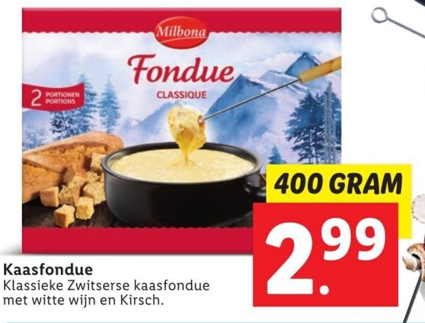 Kaasfondue G Aanbieding Bij Lidl