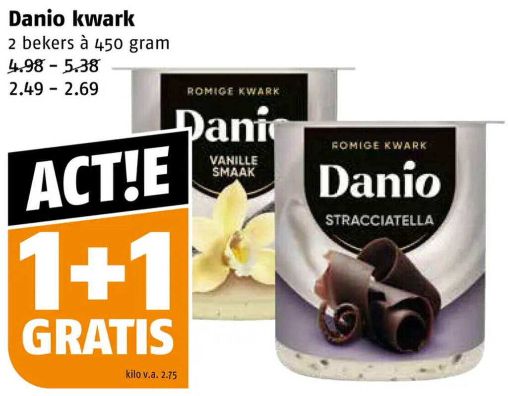 Danio Kwark G Aanbieding Bij Poiesz