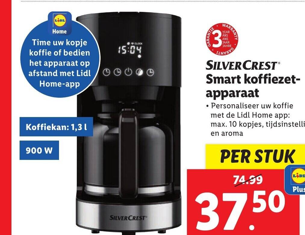 Silvercrest Smart Koffiezetapparaat Aanbieding Bij Lidl