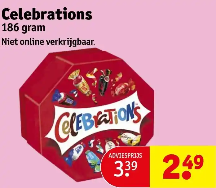 Celebrations Gram Aanbieding Bij Kruidvat