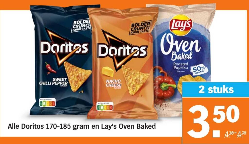 Doritos Gram En Lay S Oven Baked Gram Aanbieding Bij