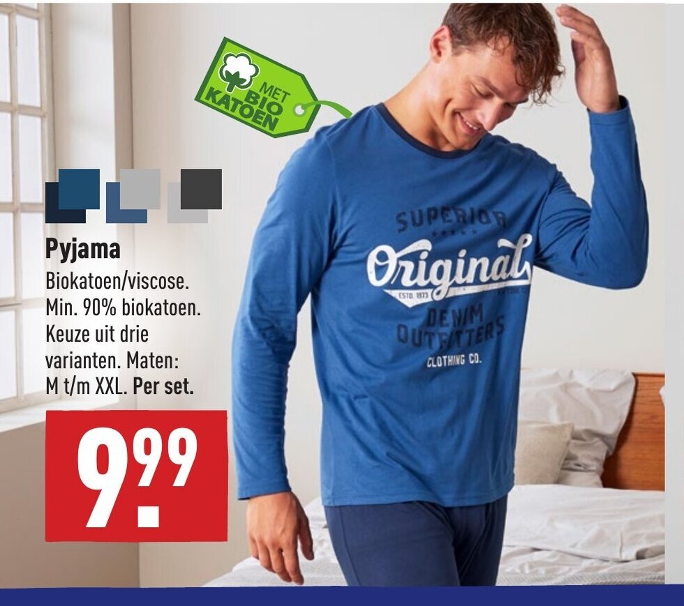 Pyjama Per Set Aanbieding Bij Aldi