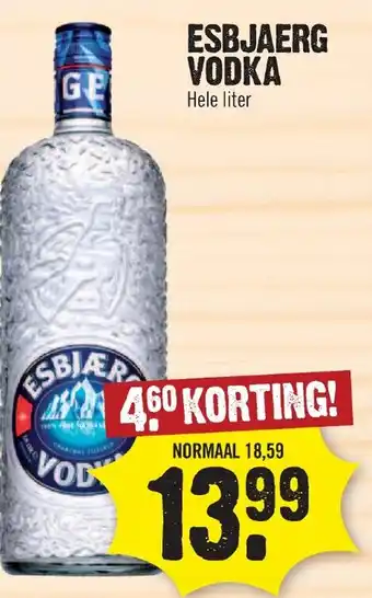 Esbjaerg Vodka Hele Liter Aanbieding Bij Dirk