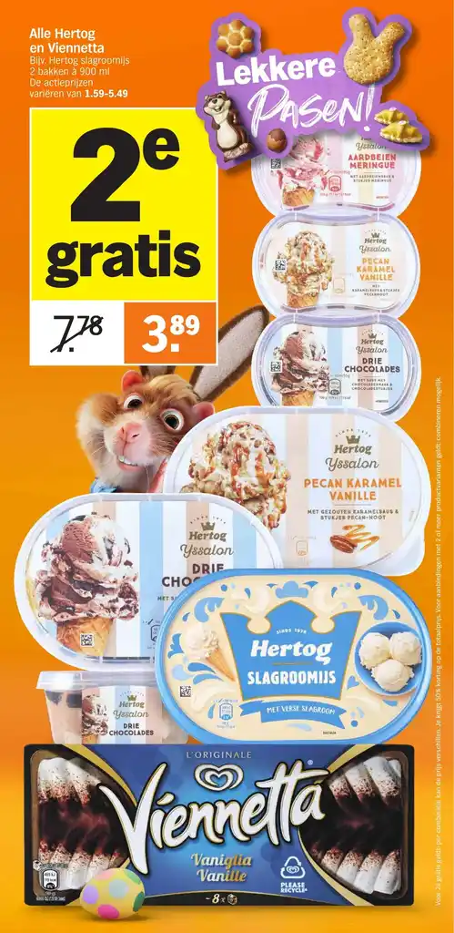 Alle Hertog En Viennetta Ml Aanbieding Bij Albert Heijn