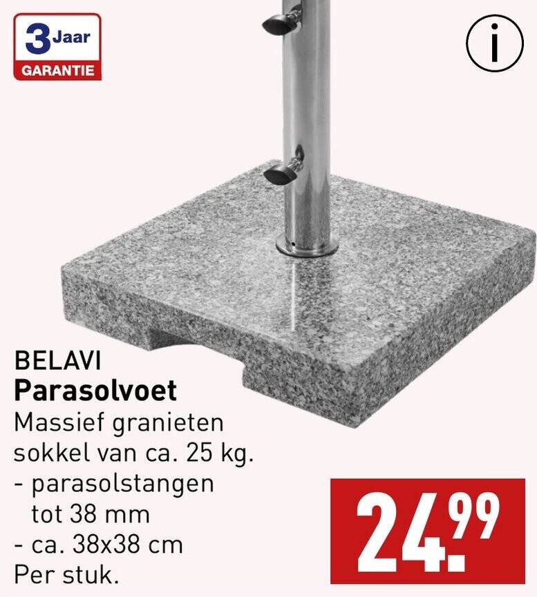 Belavi Parasolvoet Aanbieding Bij Aldi