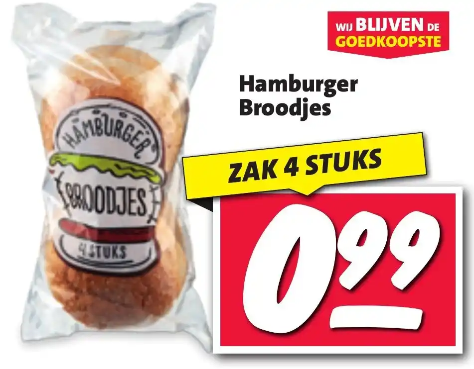 Hamburger Broodjes Aanbieding Bij Nettorama