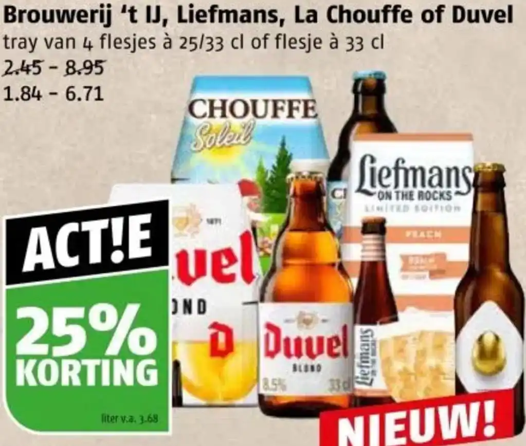 Brouwerij T IJ Liefmans La Chouffe Of Duvel Aanbieding Bij Poiesz