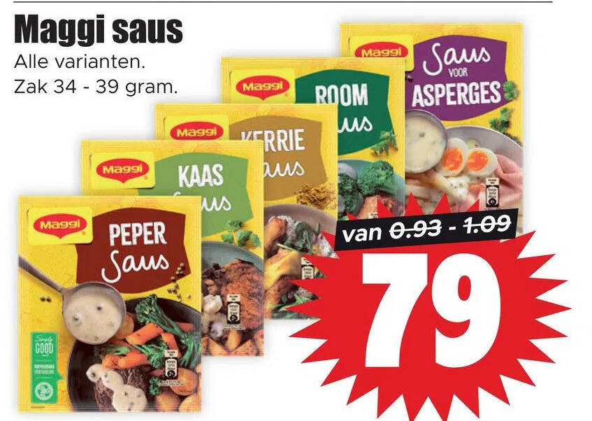 Maggi Saus Aanbieding Bij Dirk