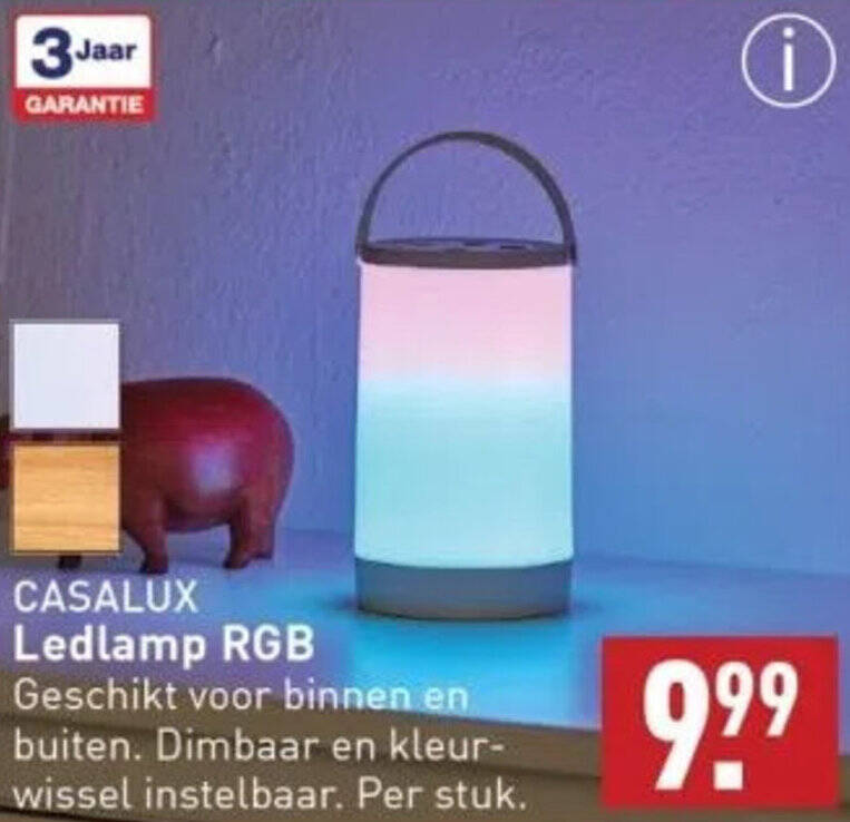 Casalux Ledlamp Rgb Aanbieding Bij Aldi