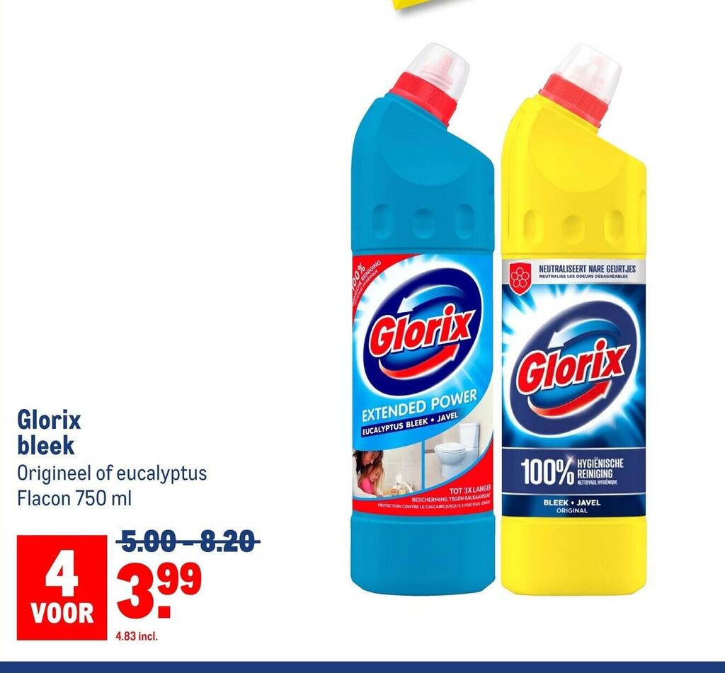 Glorix Bleek Aanbieding Bij Makro