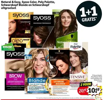 Natural Easy Syoss Color Poly Palette Schwarzkopf Blonde En