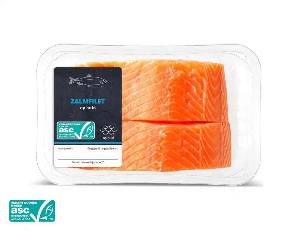 Verse Zalmfilets Met Huid Aanbieding Bij Lidl