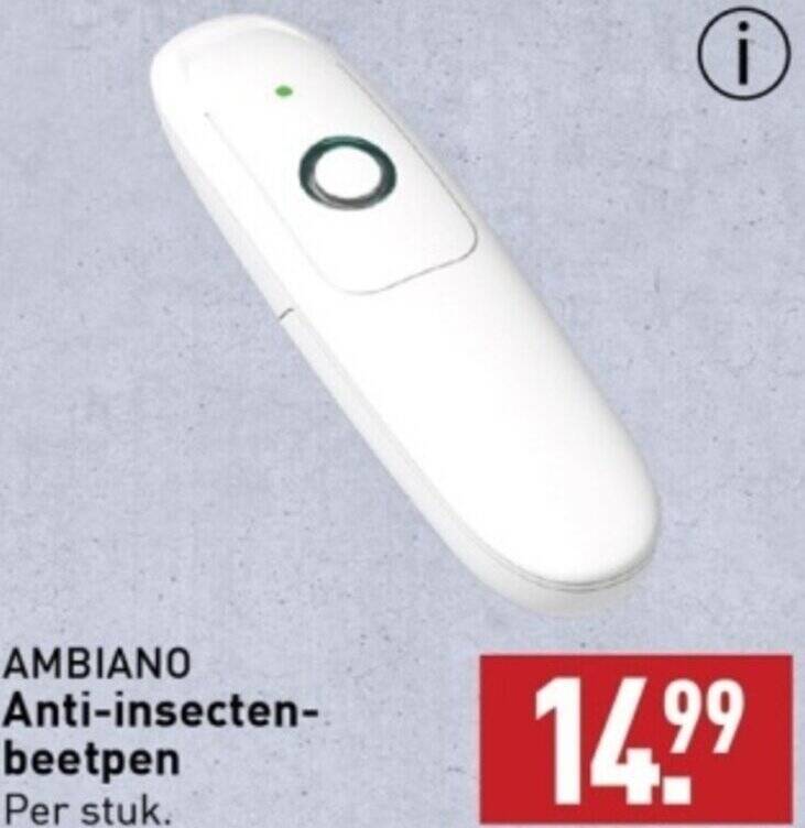 Ambiano Anti Insectenbeet Pen Aanbieding Bij Aldi