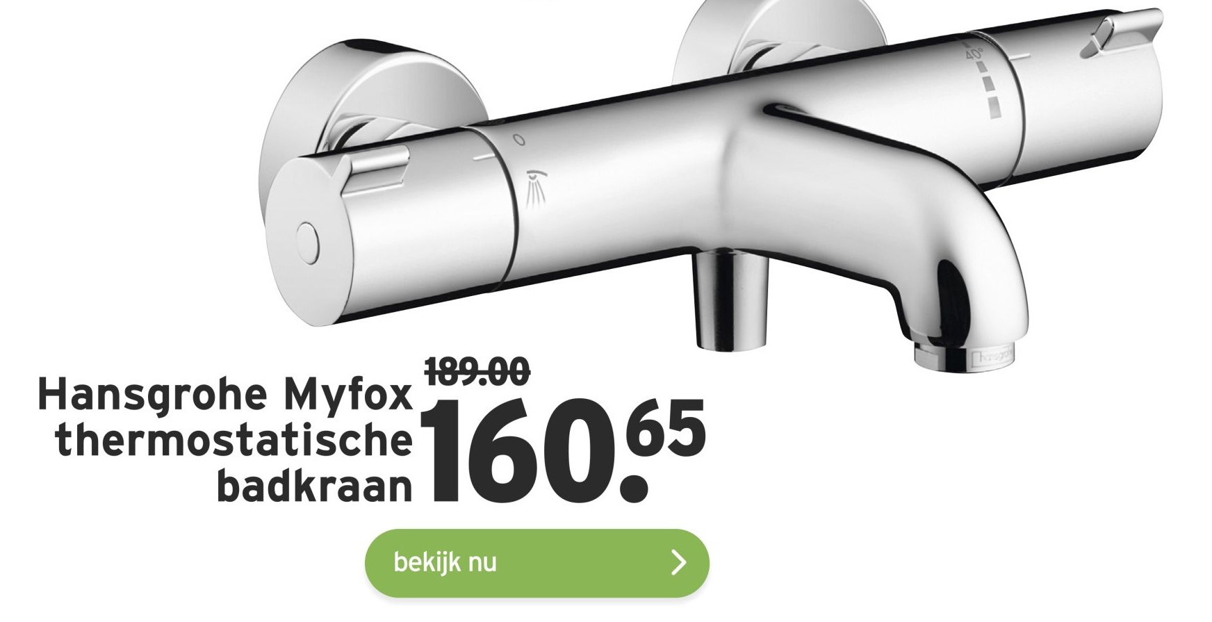 Hansgrohe Myfox Thermostatische Badkraan Aanbieding Bij GAMMA