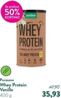 Whey Protein Vanille Aanbieding Bij Holland Barrett