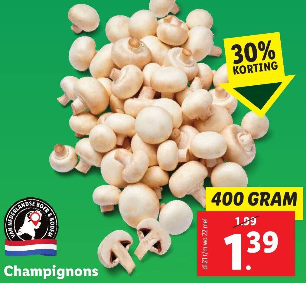 Champignons 400g Aanbieding Bij Lidl