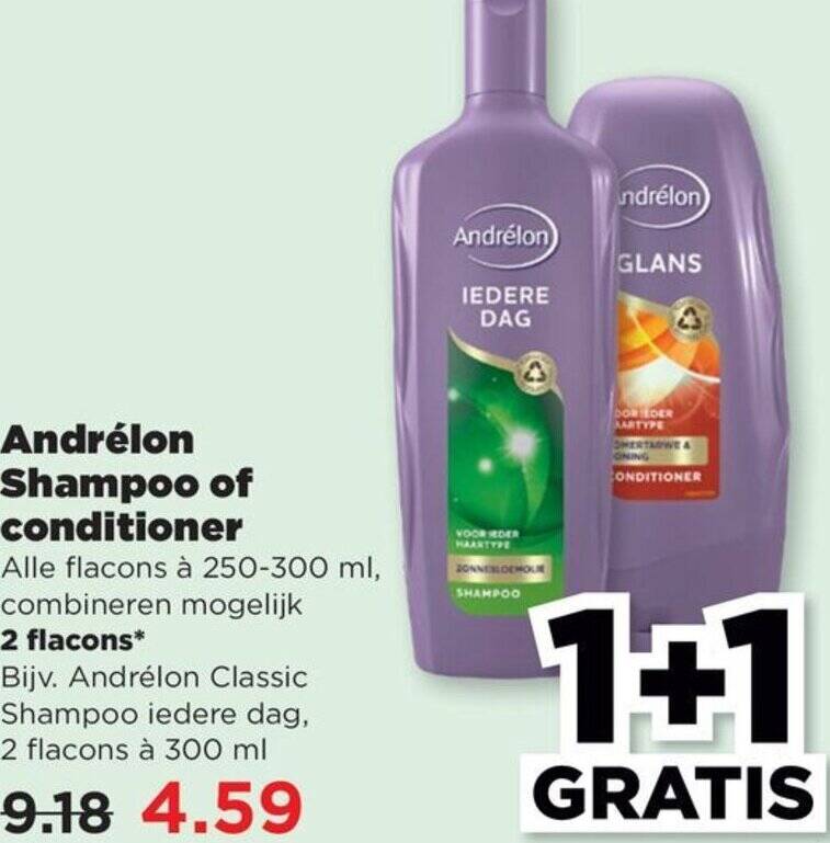 Andr Lon Shampoo Of Conditioner Ml Aanbieding Bij Plus