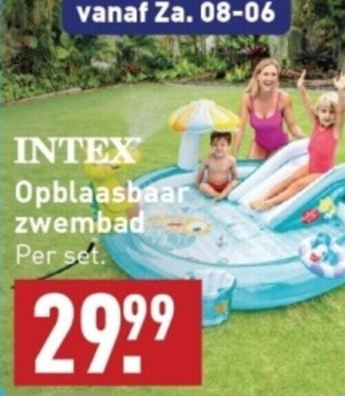 INTEX Opblaasbaar Zwembad Aanbieding Bij ALDI