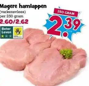 Magere Hamlappen Varkensvlees Per Gram Aanbieding Bij Boon S Markt