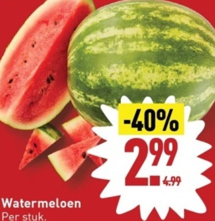 Watermeloen Aanbieding Bij Aldi