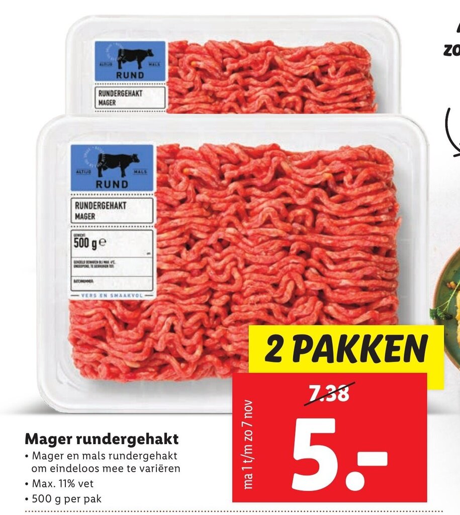 Mager Rundergehakt G Aanbieding Bij Lidl