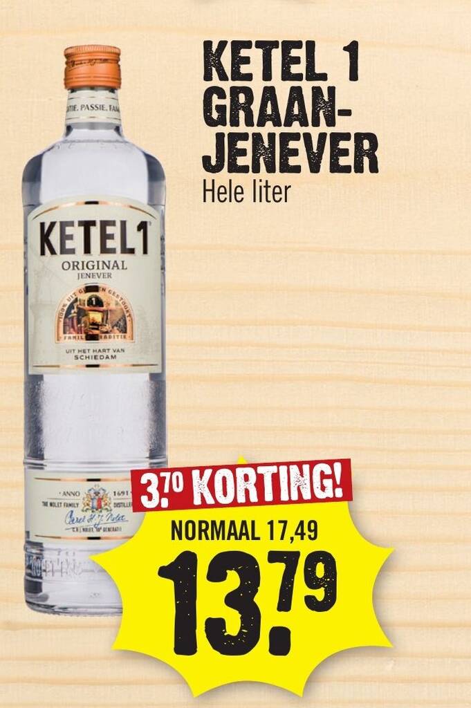 KETEL 1 GRAANJENEVER Aanbieding Bij Super Dirck 3