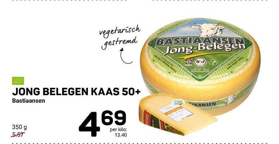 Jong Belegen Kaas Bastiaansen Aanbieding Bij Ekoplaza