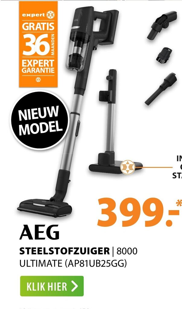 Aeg Steelstofzuiger Aanbieding Bij Expert