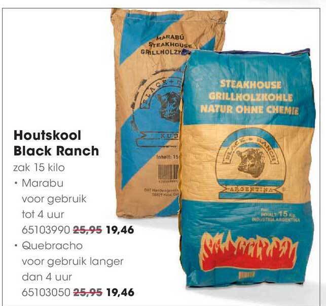 Houtskool Black Ranch Aanbieding Bij Hanos